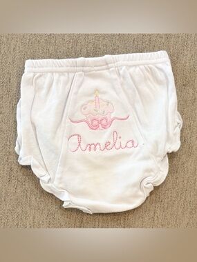 First Birthday bloomers - AMELIA